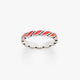 Enamel Twist Stacker Ring