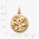 Round St. Christopher Medal Charm