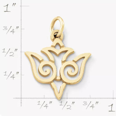 Open Dove Charm