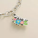 Floral Enamel Mom Charm