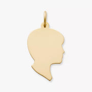 Boy Silhouette Charm