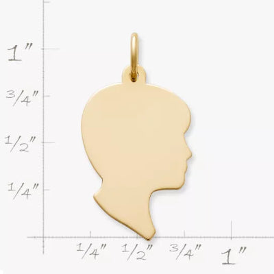 Boy Silhouette Charm