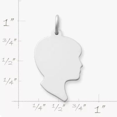 Boy Silhouette Charm