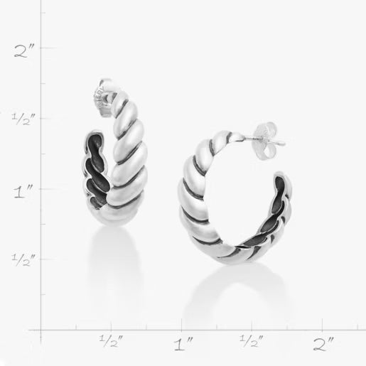Half Twist Hoops