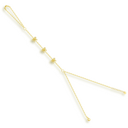 Gilded Bow Hand Chain - EVRYJEWELS
