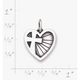God's Light Heart Charm