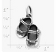 Lil' Girl Baby Shoes Charm
