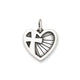 God's Light Heart Charm