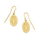 Virgin Mary Dangle Earrings