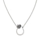 Rose Changeable Charm Holder Necklace