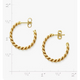 Medium Twisted Wire Hoops
