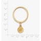 Mini Sunflower Charm Dangle Ring