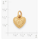 Petite Floral Heart Charm
