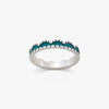 Enamel Scalloped Stacker Ring