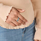 Enamel Connected Butterflies Ring