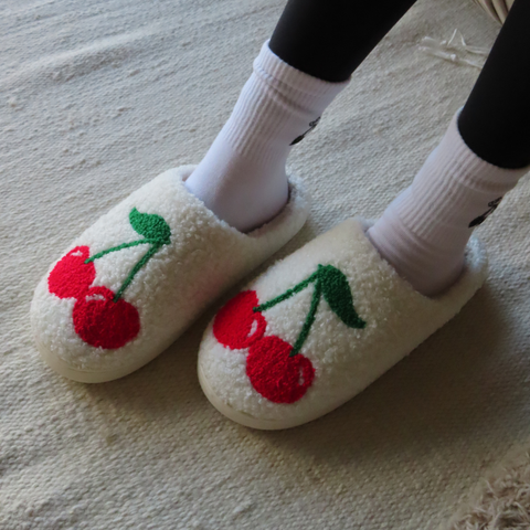 Sweet Cherry Slippers - EVRYJEWELS