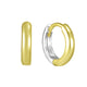 Two Tone Earrings - EVRYJEWELS