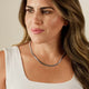 Rounded Herringbone Necklace