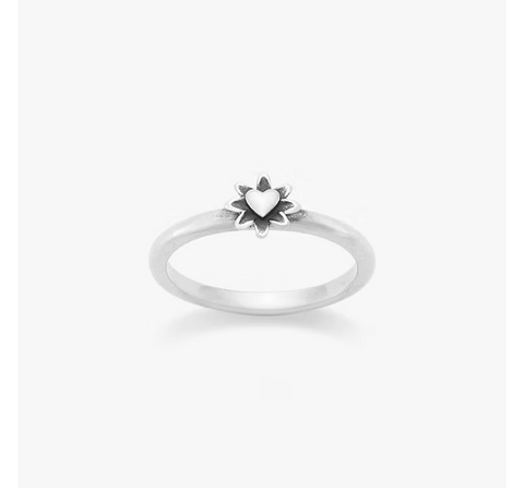 Blooming Heart Ring