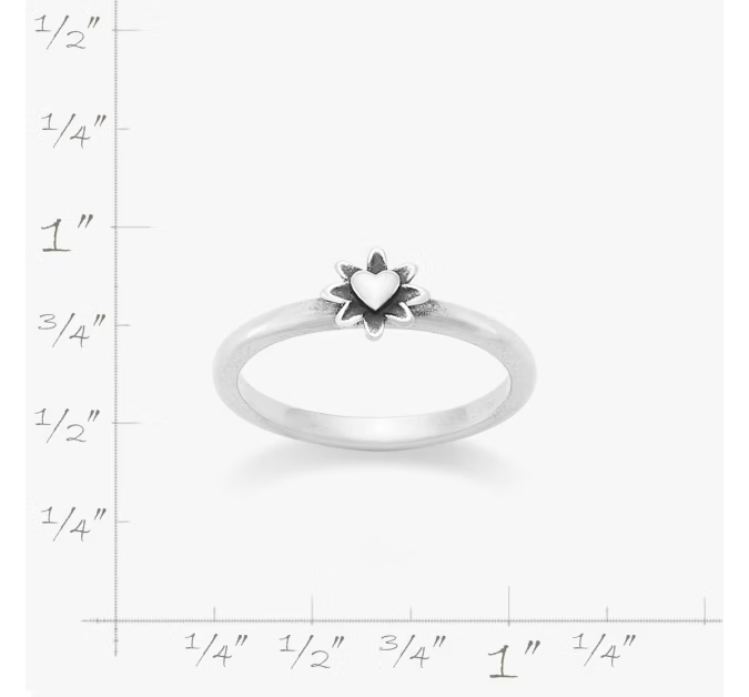Blooming Heart Ring
