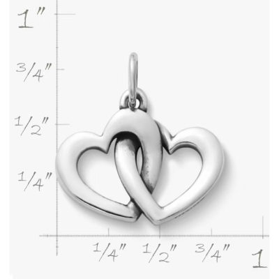 Linked Hearts Charm