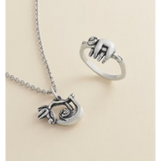 Happy Sloth Charm