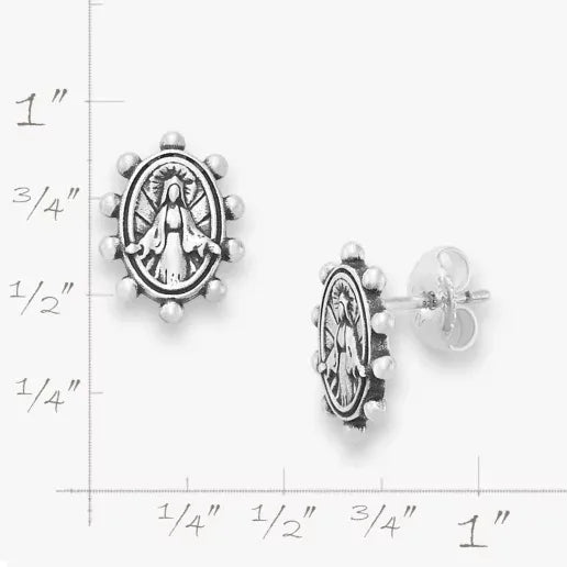 Virgin Mary Studs