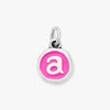 Enamel Initial Disc Charm