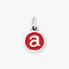 Enamel Initial Disc Charm